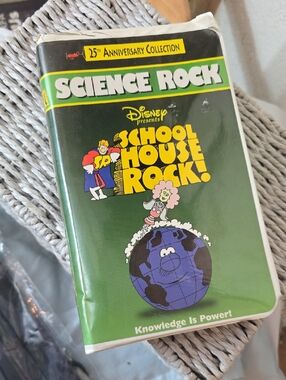Schoolhouse Science Rock 25th Anniversary 1988 VHS Video Tape Disney